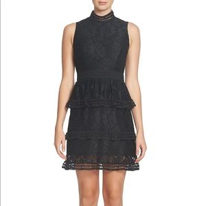 Cece Brea Tiered Lace Sheath Dress